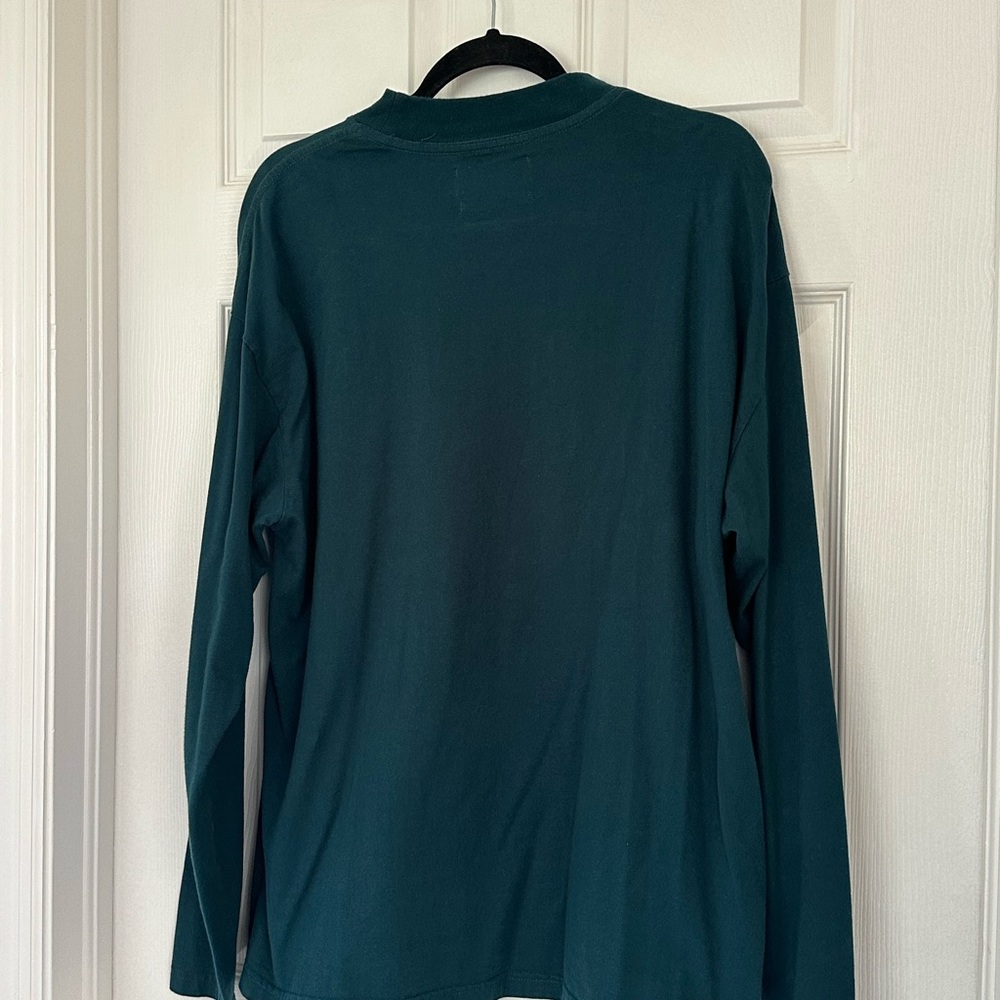 Teal long sleeve shirt